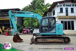 ขายแมคโคร KOBELCO SK125SR-5-YV08 แทรคเหล็กพร้อมเกี๊ยะยาง มีใบมีดดัน มีกล้องมองหลัง อาร์มครน ชั่วโมงน้อย มือสองสภาพดี นำเข้าจากญี่ปุ่น โดย P&P Pro