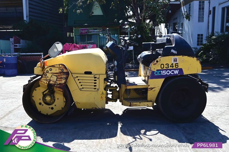 ขายรถบด HITACHI CC150C-2 รถบดหน้าเหล็ก-หลังยาง เทียบเท่า SAKAI TW502 เอวอ่อน ชั่วโมงน้อย มือสองสภาพดี นำเข้าจากญี่ปุ่น โดย P&P Pro