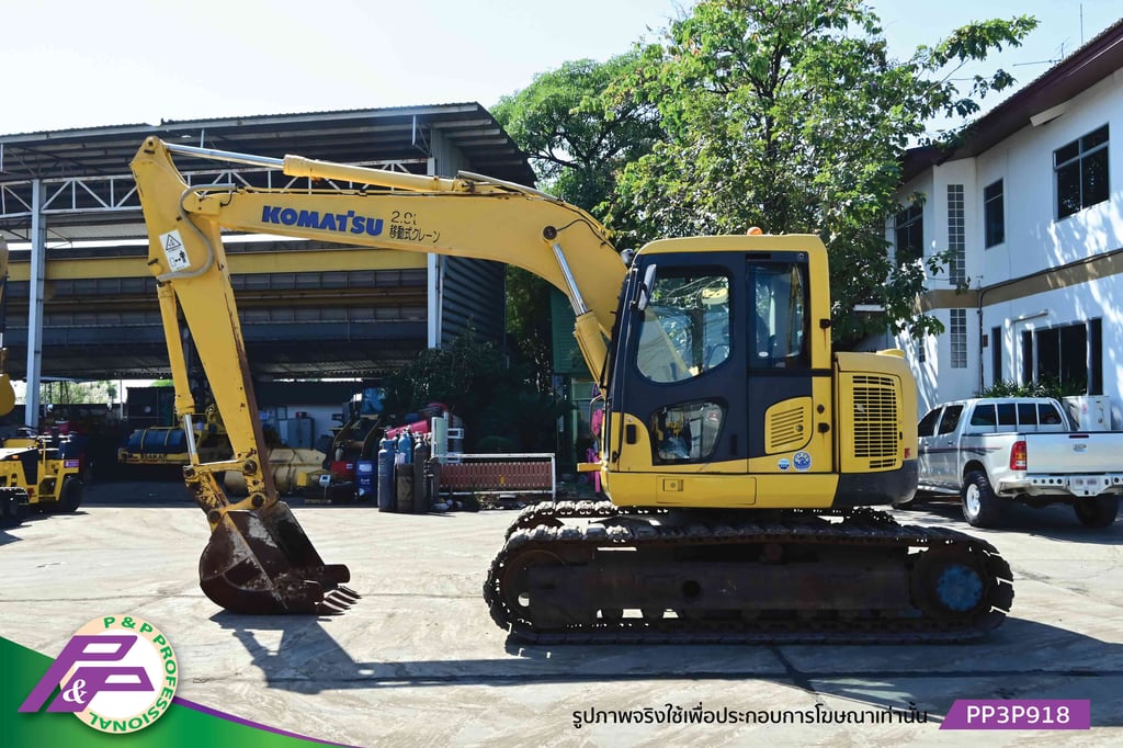 ขายรถขุด KOMATSU PC128US-8 มีอาร์มเครน มีกล้องมองหลัง มือสองสภาพดี นำเข้าจากญี่ปุ่น โดย P&P Pro