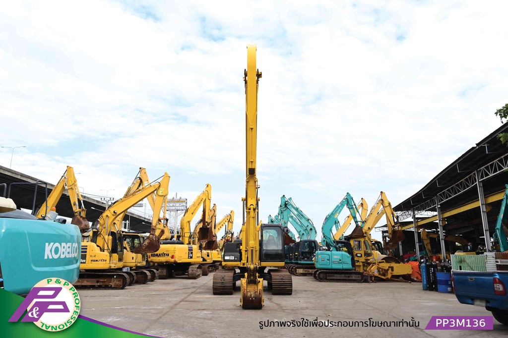 ขายรถขุดใหญ่ แทรคใหญ่ บูมยาว 15 เมตร SUMITOMO SH200LC-6 มีกล้อง 3 ตัว สำหรับภาพมุมสูง ด้านหลัง และด้านข้าง มีอาร์มเครน ชั่วโมงน้อย มือสองสภาพดี นำเข้าจากญี่ปุ่น โดย P&P Pro