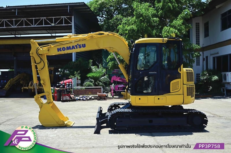ขายแมคโคร KOMATSU PC78US-10 มีไลน์หัวเจาะ มีใบมีดดัน มีอาร์มเครน ชั่วโมงน้อย มือสองสภาพดี นำเข้าจากญี่ปุ่น โดย P&P Pro