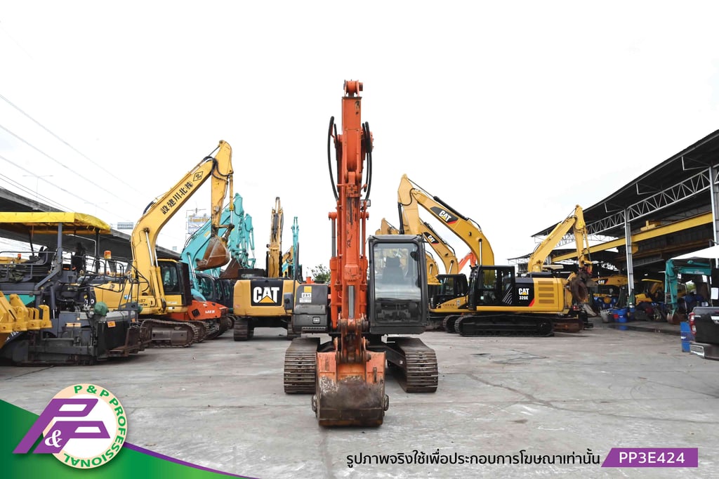 ขายแมคโคร HITACHI ZX120-3 มีไลน์หัวเจาะ, มีกล้องมองหลัง, มีอาร์มเครน มือสองสภาพดี นำเข้าจากญี่ปุ่น โดย P&P Pro