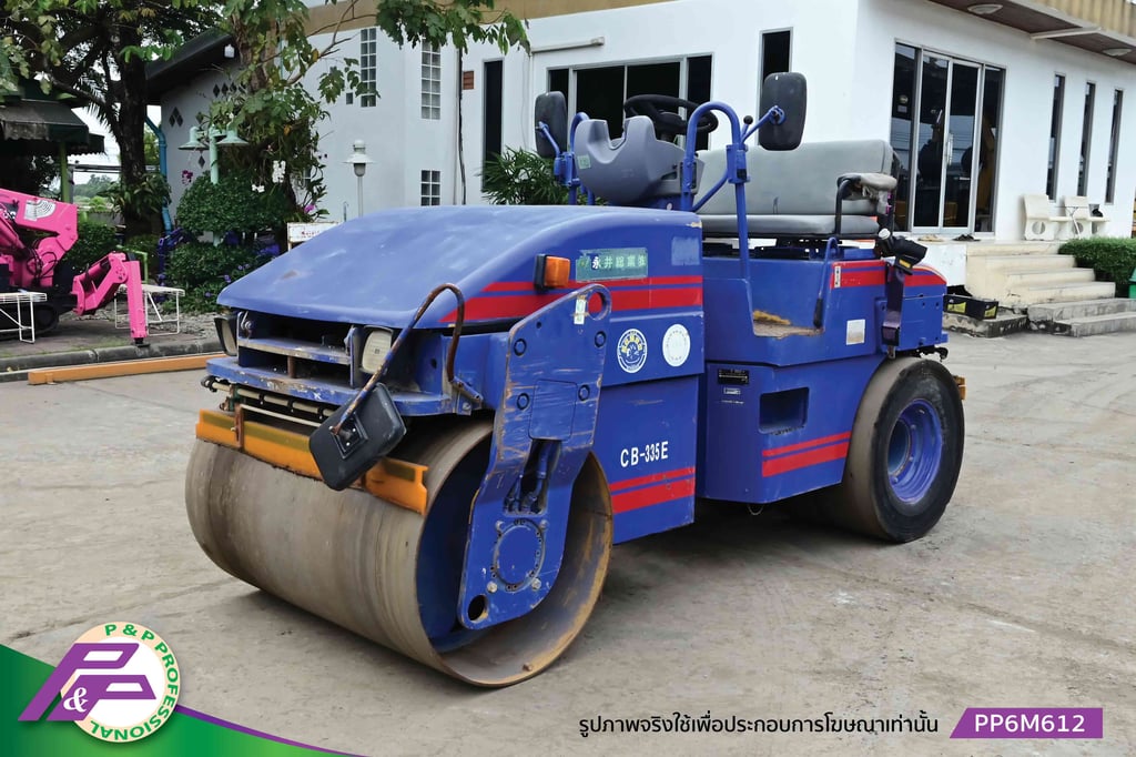 ขายรถบดหน้าเหล็ก-หลังยาง CAT CB-335E เทียบเท่า SAKAI TW500W-1 เอวอ่อน ชั่วโมงน้อย มือสองสภาพดี นำเข้าจากญี่ปุ่น โดย P&P Pro