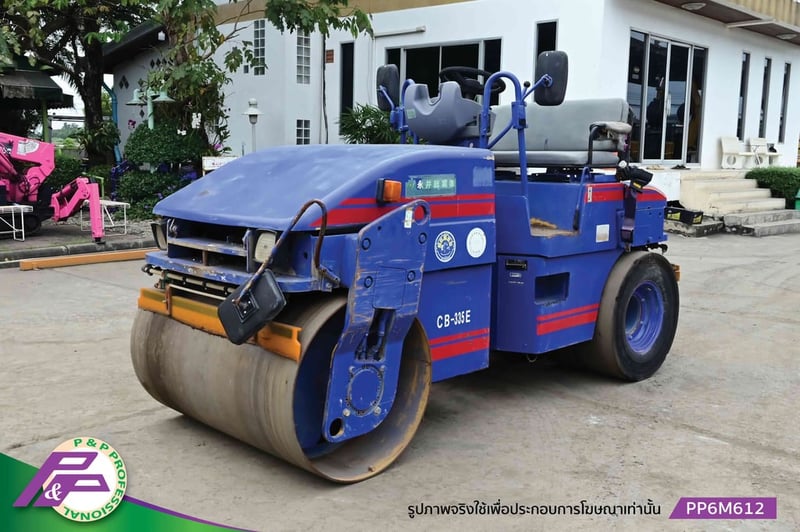 ขายรถบดหน้าเหล็ก-หลังยาง CAT CB-335E เทียบเท่า SAKAI TW500W-1 เอวอ่อน ชั่วโมงน้อย มือสองสภาพดี นำเข้าจากญี่ปุ่น โดย P&P Pro