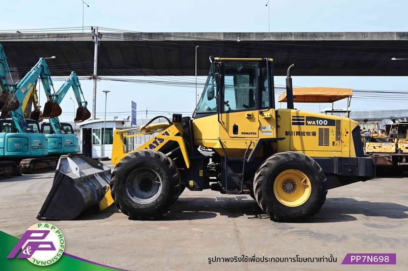 ขายรถตัก KOMATSU WA100-5 เทียบเท่า 910G2 ห้องเก๋ง มือสองสภาพดี นำเข้าจากญี่ปุ่น โดย P&P Pro