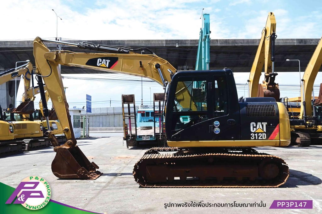 ขาย แมคโคร CAT 312D แทรคใหญ่ มีกล้องมองหลัง มีอาร์มเครน มือสองสภาพดี นำเข้าจากญี่ปุ่น โดย P&P Pro
