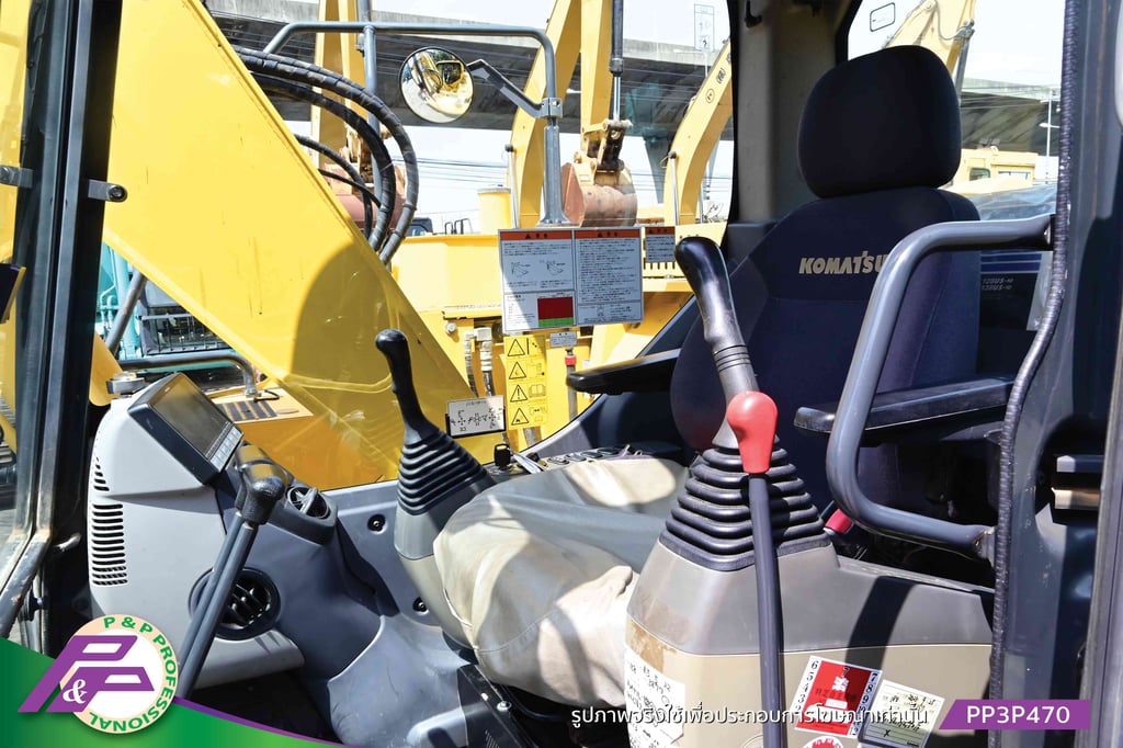 ขาย KOMATSU PC128US-10 รถขุด 12 ตัน แทรคเหล็กพร้อมเกี๊ยะยาง มีอาร์มเครน มีกล้องมองหลัง ชั่วโมงน้อย มือสองสภาพดี นำเข้าจากญี่ปุ่น โดย P&P Pro