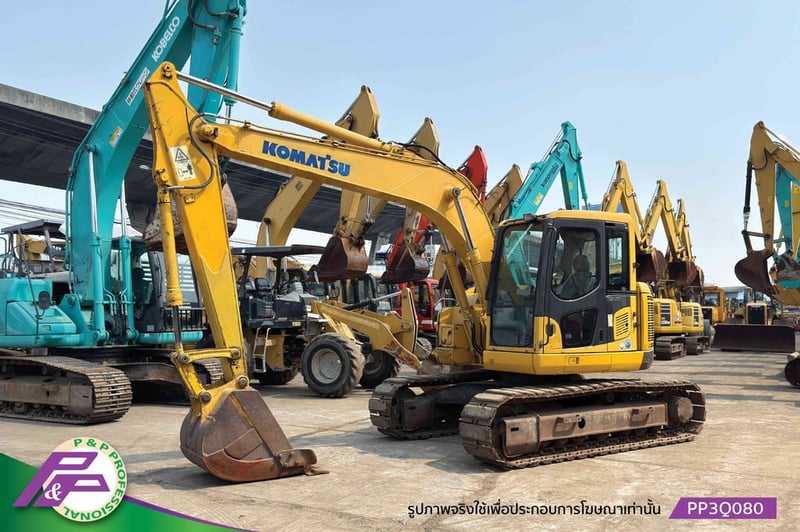ขายแมคโคร KOMATSU PC128US-8 แทรคเหล็กพร้อมเกี๊ยะยาง มีกล้องมองหลัง มือสองสภาพดี นำเข้าจากญี่ปุ่น โดย P&P Pro