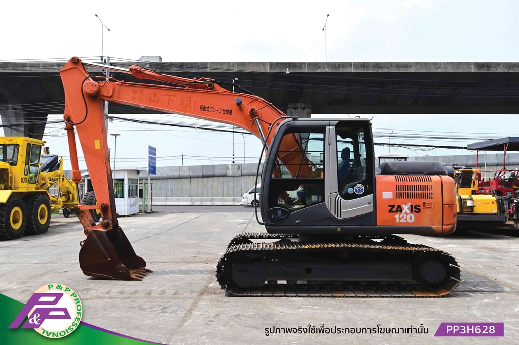 ขายรถขุด HITACHI ZX120-3 แทรคใหญ่ มีกล้องมองหลัง มีอาร์มเครน ชั่วโมงน้อย มือสองสภาพดี นำเข้าจากญี่ปุ่น โดย P&P Pro