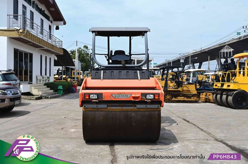 ขาย HAMM HD110 รถบดหน้าเหล็ก-หลังเหล็ก ขนาด 8-10 ตัน ความกว้าง Drum 1.68 เมตร มี Side Cutter ชั่วโมงน้อย มือสองสภาพดีนำเข้าจากญี่ปุ่น โดย P&P Pro