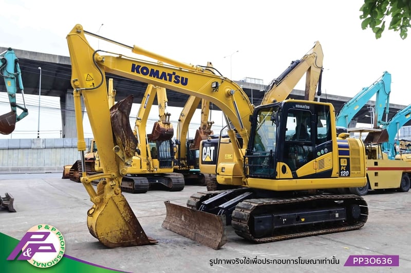ขายรถขุด KOMATSU PC120-11 รุ่นใหม่ แทรคเหล็กพร้อมเกี๊ยะยาง มีกล้อง 3 ตัว สำหรับภาพมุมสูง ด้านหลัง และด้านข้าง มีใบมีดดัน มือสองสภาพดี นำเข้าจากญี่ปุ่น โดย P&P Pro