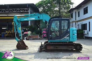 ขายแมคโครย่อม KOBELCO SK75SRD-3E-YT08 แทรคเหล็กพร้อมเกี๊ยะยาง มีไลน์หัวเจาะ มีใบมีดดัน มีอาร์มเครน มือสองสภาพดี นำเข้าจากญี่ปุ่น โดย P&P Pro