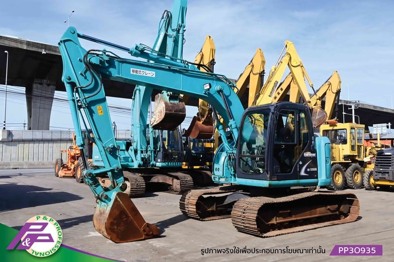 ขายรถขุด 12 ตัน แทรคใหญ่ KOBELCO SK125SR (YV06) มีลายหัวเจาะ มีอาร์มเครน ชั่วโมงน้อย มือสองสภาพดี นำเข้าจากญี่ปุ่น โดย P&P Pro