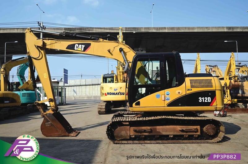 ขายรถขุด CAT 312D แทรคใหญ่ มีกล้องมองหลัง มีอาร์มเครน มือสองสภาพดี นำเข้าจากญี่ปุ่น โดย P&P Pro