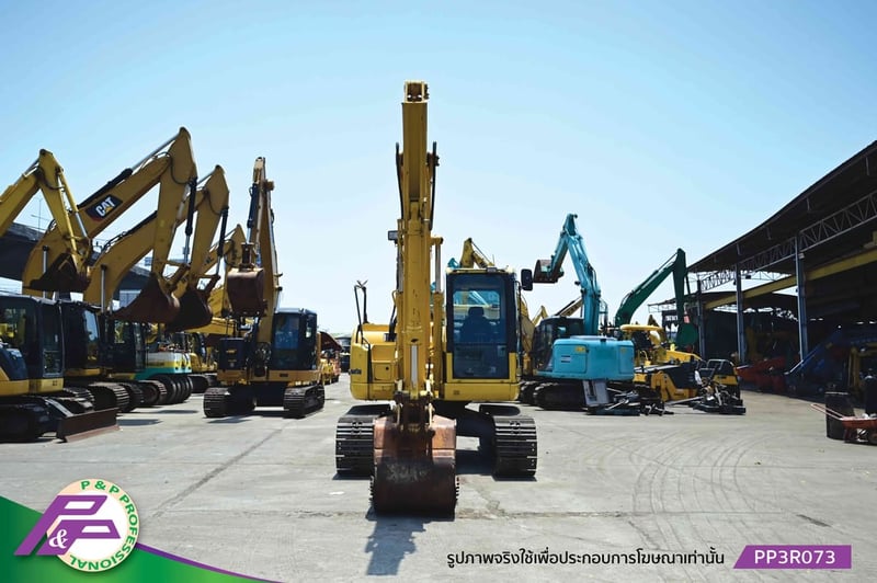 ขายแมคโคร KOMATSU PC128US-8 มีกล้องมองหลัง ชั่วโมงน้อย มือสองสภาพดี นำเข้าจากญี่ปุ่น โดย P&P Pro