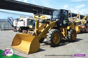 ขายรถตักแขนยาว ยางตัน CAT 910M รุ่น ใหม่ เทียบเท่า WA100-8 ห้องเก๋ง มีฟังก์ชันลดความสั่นสะเทือนขณะขับขี่ Ride control มือสองสภาพดี นำเข้าจากญี่ปุ่น โดย P&P Pro ขายรถตักแขนยาว ยางตัน CAT 910M รุ่น ใหม่ เทียบเท่า WA100-8 ห้องเก๋ง มีฟังก์ชันลดความสั่นสะเทือนขณะขับขี่ Ride control มือสองสภาพดี นำเข้าจากญี่ปุ่น โดย P&P Pro