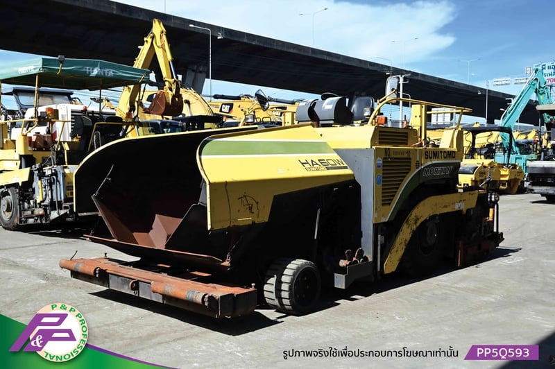 ขายรถปูปยาง SUMITOMO HA60W-7 ปูกว้าง 6.0 เมตร ล้อยาง มือสองสภาพดี นำเข้าจากญี่ปุ่น โดย P&P Pro