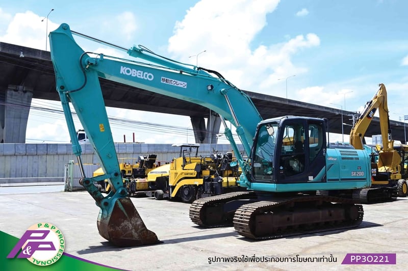ขายรถขุด KOBELCO SK200-9 YN13 มีกล้องมองหลัง มีอาร์มเครน มือสองสภาพดี นำเข้าจากญี่ปุ่น โดย P&P Pro