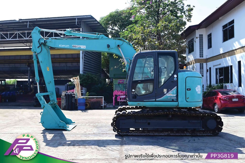 ขายรถขุด KOBELCO SK125SR-3 YV07 รุ่นใหม่ แทรคใหญ่ มีอาร์มเครน ชั่วโมงน้อย มือสองสภาพดี นำเข้าจากญี่ปุ่น โดย P&P Pro