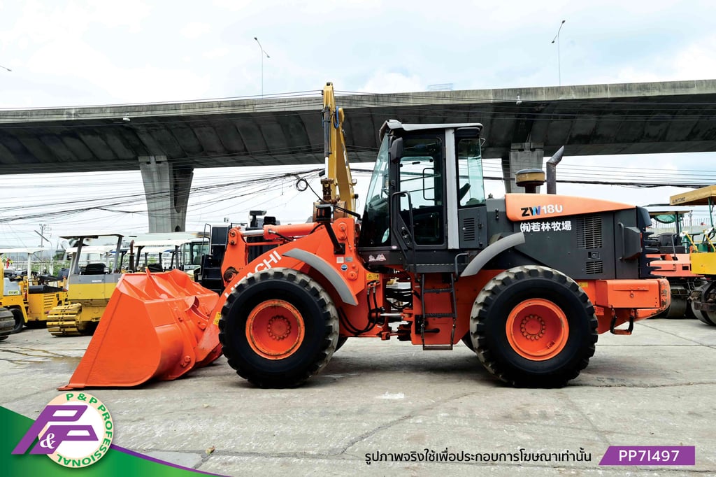 ขายรถตัก HITACHI ZW180 เทียบเท่า WA320-6 และ 938H, ห้องเก๋ง มือสองสภาพดี นำเข้าจากญี่ปุ่น โดย P&P