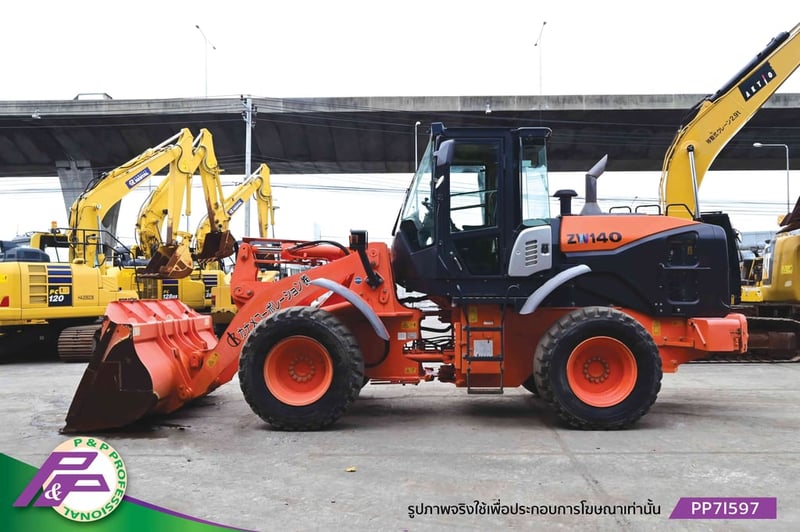 ขายรถตัก HITACHI ZW140-5B รุ่นใหม่ เทียบเท่า 924K และ WA200-7 ห้องเก๋ง มือสองสภาพดี นำเข้าจากญี่ปุ่น โดย P&P Pro
