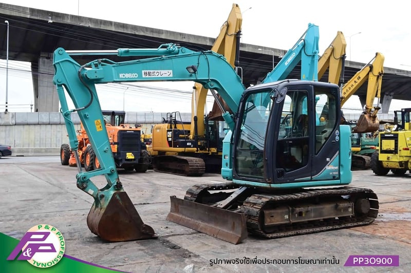 ขายรถขุด KOBELCO SK75SR-3-YT07 แทรคเหล็กพร้อมเกี๊ยะยาง มีใบมีดดัน มีอาร์มเครน มือสองสภาพดี นำเข้าจากญี่ปุ่น โดย P&P Pro