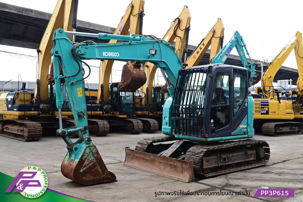 ขายรถขุดย่อม KOBELCO SK75SR-3 (YT07) แทรคเหล็กพร้อมเกี๊ยะยาง มีไลน์หัวเจาะ มีใบมีดดัน มีอาร์มเครน ชั่วโมงน้อย มือสองสภาพดี นำเข้าจากญี่ปุ่น โดย P&P Pro