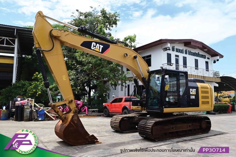 ขาย CAT 320E-2 รถขุดใหญ่ มือสองสภาพดี ซีรี่ย์ E-2 แทรคใหญ่ มีกล้องมองหลัง มีอาร์มเครน นำเข้าจากญี่ปุ่น โดย P&P Pro