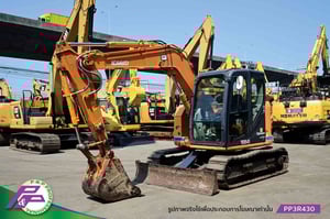 ขายแมคโคร 7 ตัน KOBELCO SK75SRD-3-YT07 แทรคเหล็กพร้อมเกี๊ยะยาง มีไลน์หัวเจาะ มีใบมีดดัน มือสองสภาพดี นำเข้าจากญี่ปุ่น โดย P&P Pro