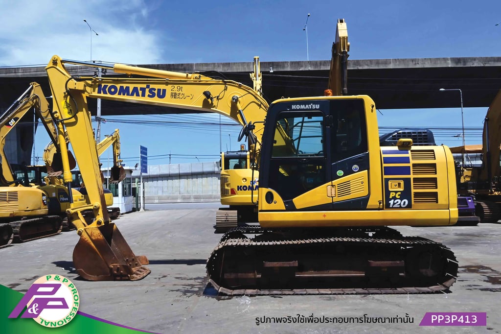 ขายรถขุด KOMATSU PC120-11 รุ่นใหม่ แทรคใหญ่ มีกล้อง 3 ตัว สำหรับภาพมุมสูง ด้านหลัง และด้านข้าง มีอาร์มเครน มือสองสภาพดี นำเข้าจากญี่ปุ่น โดย P&P Pro ขายรถขุด KOMATSU PC120-11 รุ่นใหม่ แทรคใหญ่ มีกล้อง 3 ตัว สำหรับภาพมุมสูง ด้านหลัง และด้านข้าง มีอาร์มเครน มือสองสภาพดี นำเข้าจากญี่ปุ่น โดย P&P Pro