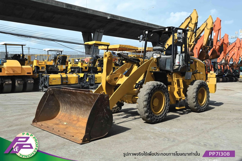 ขายรถตัก CAT 910K รุ่นใหม่ เทียบเท่า WA100-7 ยางตัน มี Piping มี Quick Coupler มีฟังก์ชันลดความสั่นสะเทือนขณะขับขี่ Ride control มือสองสภาพดี นำเข้าจากญี่ปุ่น โดย P&P Pro