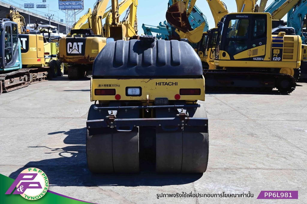 ขายรถบด HITACHI CC150C-2 รถบดหน้าเหล็ก-หลังยาง เทียบเท่า SAKAI TW502 เอวอ่อน ชั่วโมงน้อย มือสองสภาพดี นำเข้าจากญี่ปุ่น โดย P&P Pro