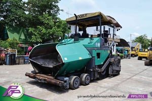 ขายรถปูยาง VOGELE SUPER1603-1 ล้อยาง, Screed AB500TV, ปูกว้าง 5.0 เมตร พร้อมตัวต่อขยายถึง 7.0 เมตร, มี Tamper และ Vibrator มือสองสภาพดี นำเข้าจากญี่ปุ่น โดย P&P Pro