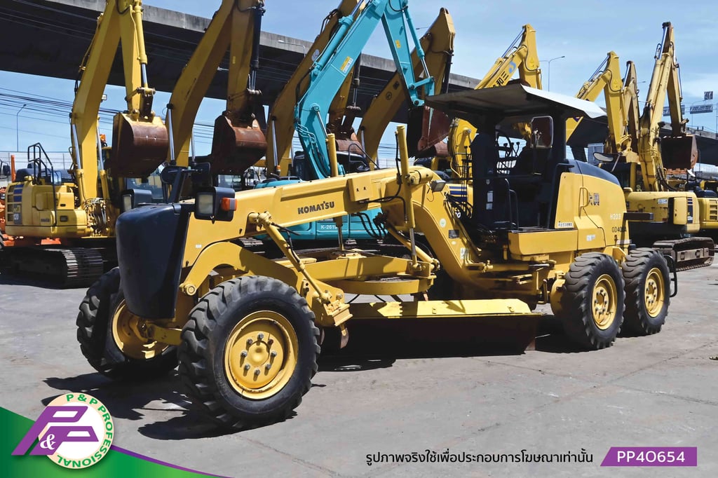 ขายรถเกรดเทียบเท่า 120H KOMATSU GD405A-3 มี Scarifier ใบมีด 3.1 เมตร มือสองสภาพดี นำเข้าจากญี่ปุ่น โดย P&P Pro ขายรถเกรดเทียบเท่า 120H KOMATSU GD405A-3 มี Scarifier ใบมีด 3.1 เมตร มือสองสภาพดี นำเข้าจากญี่ปุ่น โดย P&P Pro