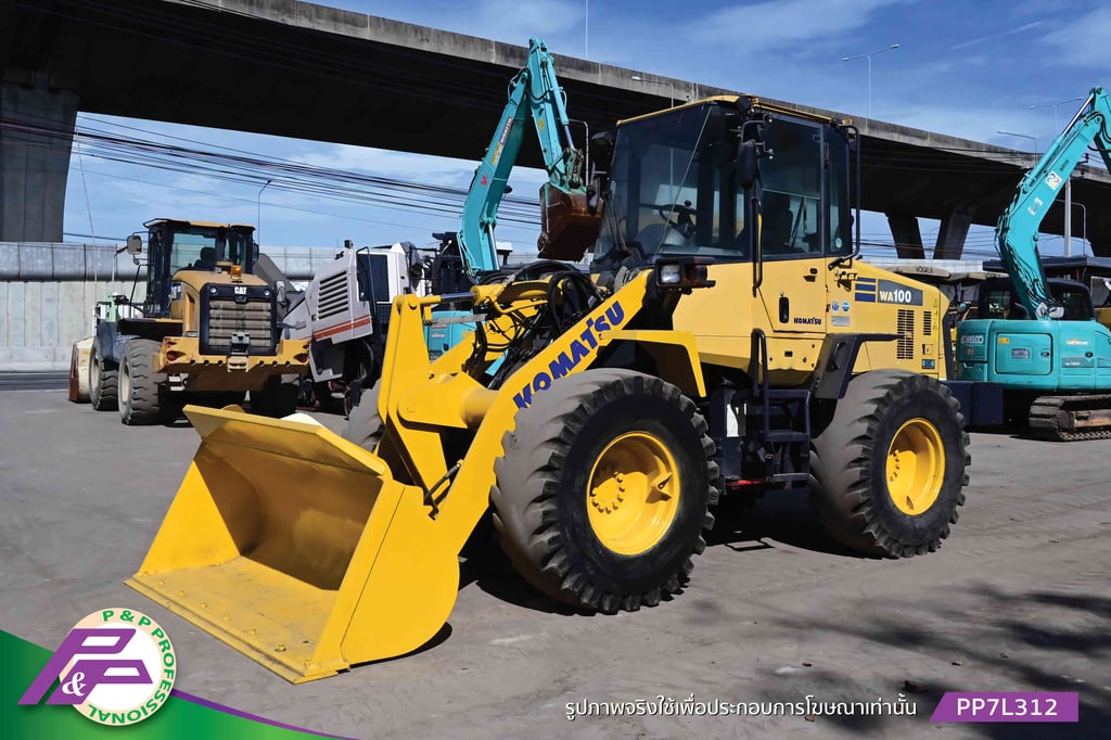 ขายรถตัก KOMATSU WA100-6 KOMATSU WA100-6 เทียบเท่า 910H ห้องเก๋ง มี Piping มือสองสภาพดี นำเข้าจากญี่ปุ่น โดย P&P Pro