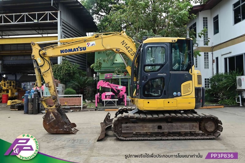 ขาย KOMATSU PC78US-8 แทรคเหล็กพร้อมเกี๊ยะยาง มีอาร์มเครน มีไลน์หัวเจาะ มีใบมีดดัน มือสองสภาพดี นำเข้าจากญี่ปุ่น โดย P&P Pro