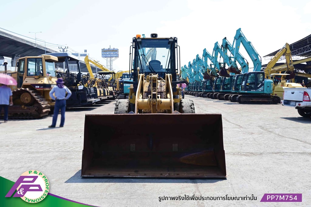 ขายรถตัก CAT 910G เทียบเท่า WA100-5 ห้องเก๋ง แขน Hi-Lift ยางตัน มือสองสภาพดี นำเข้าจากญี่ปุ่น โดย P&P Pro