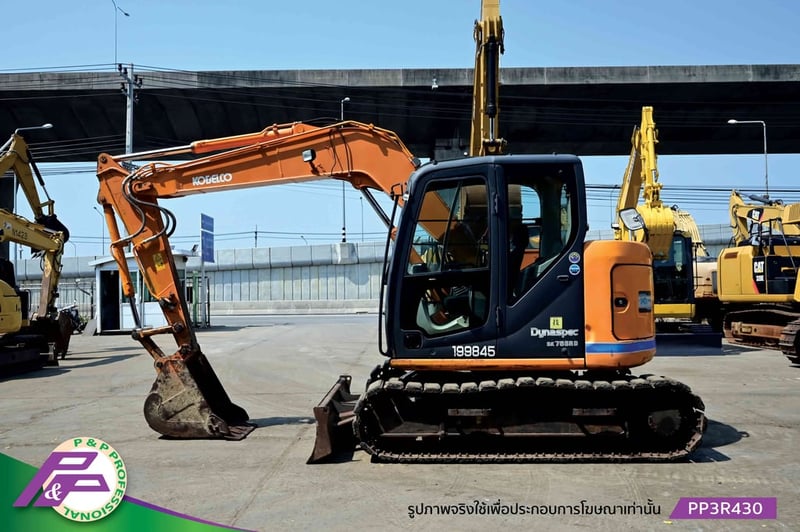 ขายแมคโคร 7 ตัน KOBELCO SK75SRD-3-YT07 แทรคเหล็กพร้อมเกี๊ยะยาง มีไลน์หัวเจาะ มีใบมีดดัน มือสองสภาพดี นำเข้าจากญี่ปุ่น โดย P&P Pro