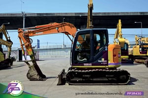 ขายแมคโคร 7 ตัน KOBELCO SK75SRD-3-YT07 แทรคเหล็กพร้อมเกี๊ยะยาง มีไลน์หัวเจาะ มีใบมีดดัน มือสองสภาพดี นำเข้าจากญี่ปุ่น โดย P&P Pro