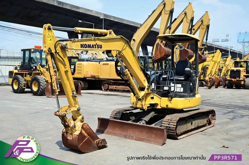ขายรถขุดเล็ก KOMATSU PC40MR-3 แทรคเหล็ก มีไลน์หัวเจาะ มือสองสภาพดี นำเข้าจากญี่ปุ่น โดย P&P Pro