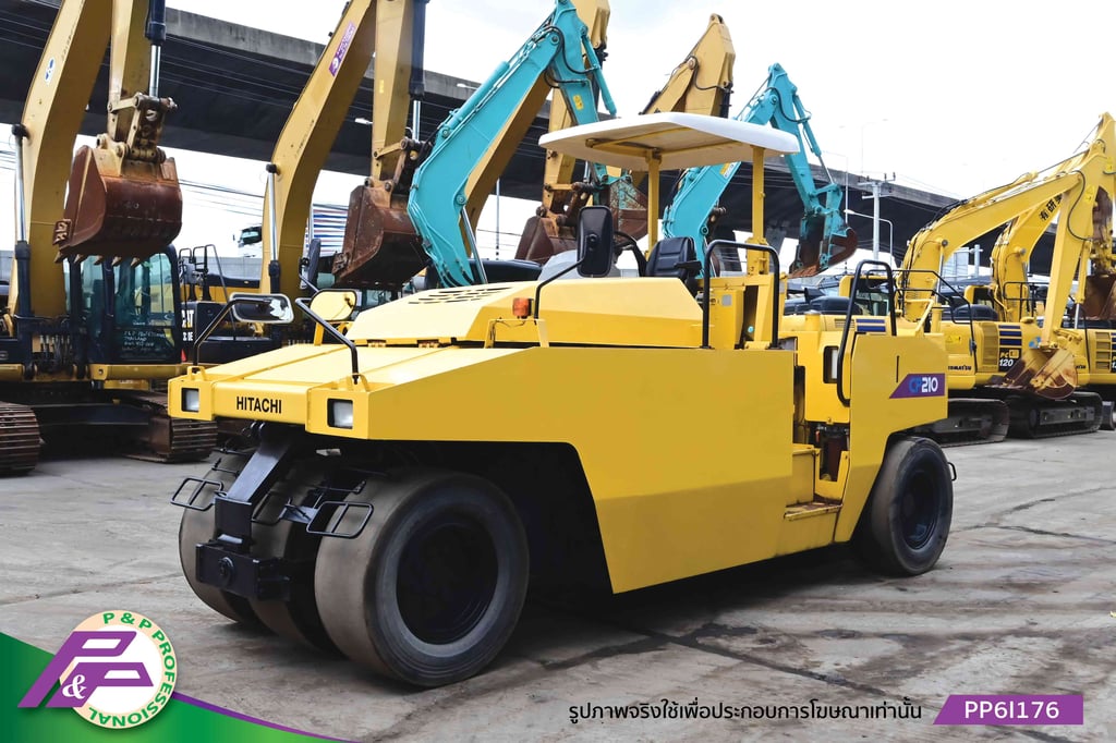 ขายรถบดล้อยาง 7 ล้อ HITACHI CP210 รุ่นใหม่ ชั่วโมงน้อย มือสองสภาพดี นำเข้าจากญี่ปุ่น โดย P&P Pro ขายรถบดล้อยาง 7 ล้อ HITACHI CP210 รุ่นใหม่ ชั่วโมงน้อย มือสองสภาพดี นำเข้าจากญี่ปุ่น โดย P&P Pro