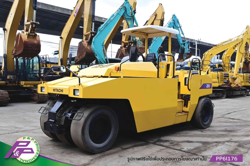ขายรถบดล้อยาง 7 ล้อ HITACHI CP210 รุ่นใหม่ ชั่วโมงน้อย มือสองสภาพดี นำเข้าจากญี่ปุ่น โดย P&P Pro