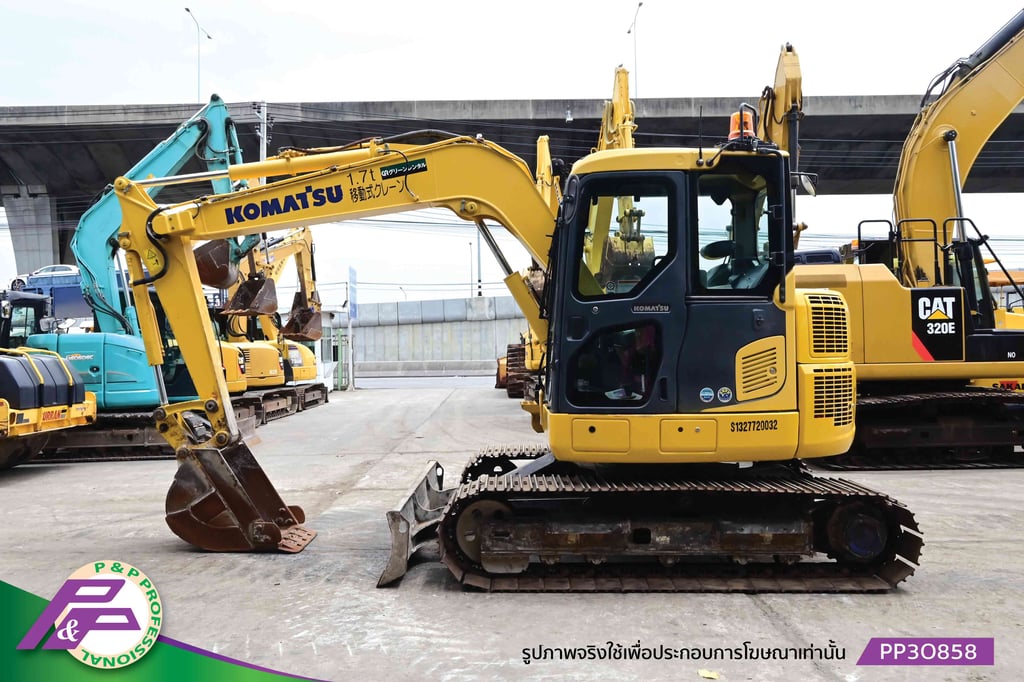 ขายรถขุดขนาดย่อม KOMATSU PC78US-10 รุ่นใหม่ มีใบมีดดัน มีอาร์มเครน ชั่วโมงน้อย แทรคใหญ่ มือสองสภาพดี นำเข้าจากญี่ปุ่น โดย P&P Pro