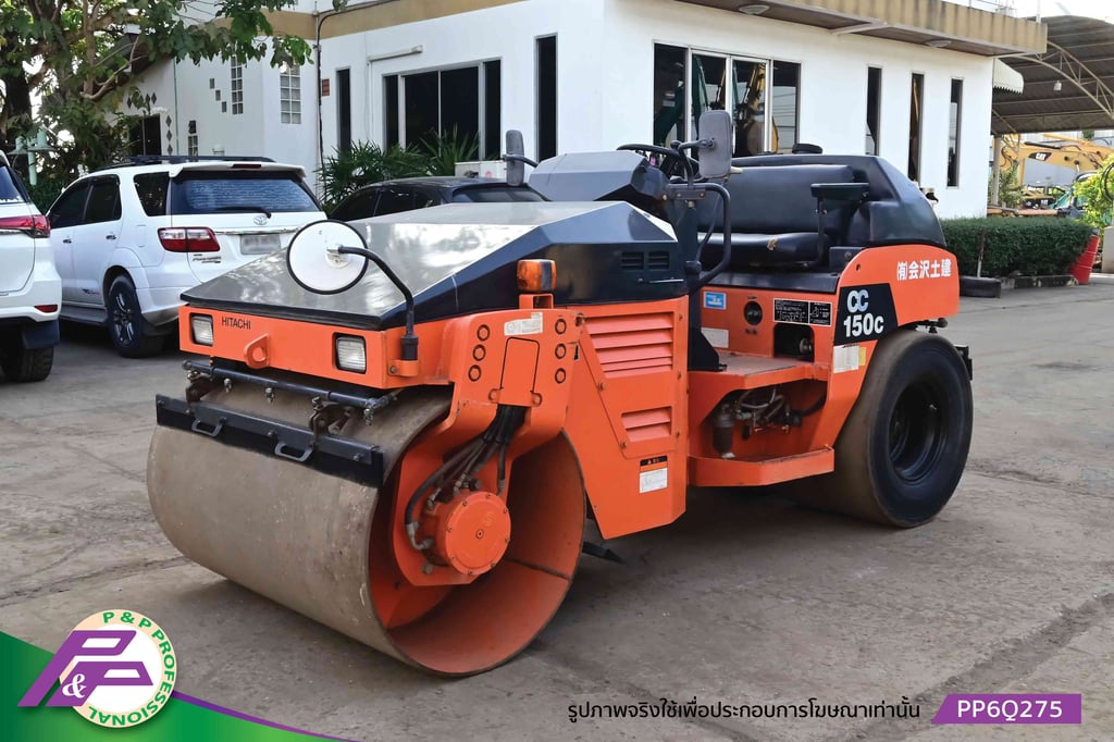 ขายรถบดหน้าเหล็ก-หลังยาง เทียบเท่า SAKAI TW502 HITACHI CC150C-3A เอวอ่อน ชั่วโมงน้อย มือสองสภาพดี นำเข้าจากญี่ปุ่น โดย P&P Pro ขายรถบดหน้าเหล็ก-หลังยาง เทียบเท่า SAKAI TW502 HITACHI CC150C-3A เอวอ่อน ชั่วโมงน้อย มือสองสภาพดี นำเข้าจากญี่ปุ่น โดย P&P Pro