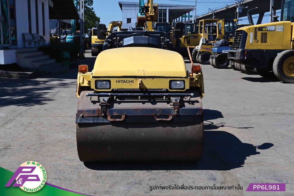 ขายรถบด HITACHI CC150C-2 รถบดหน้าเหล็ก-หลังยาง เทียบเท่า SAKAI TW502 เอวอ่อน ชั่วโมงน้อย มือสองสภาพดี นำเข้าจากญี่ปุ่น โดย P&P Pro