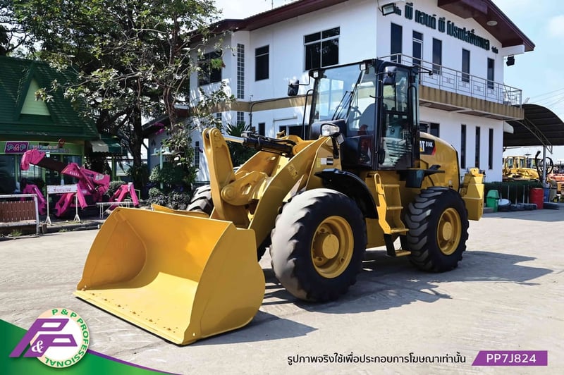 ขายรถตักล้อยาง CAT 914K รุ่นใหม่, ห้องเก๋ง, มีฟังชั่นลดความสั่นสะเทือนขณะขับขี่ - Ride Control มือสองสภาพดี นำเข้าจากญี่ปุ่น โดย P&P Pro