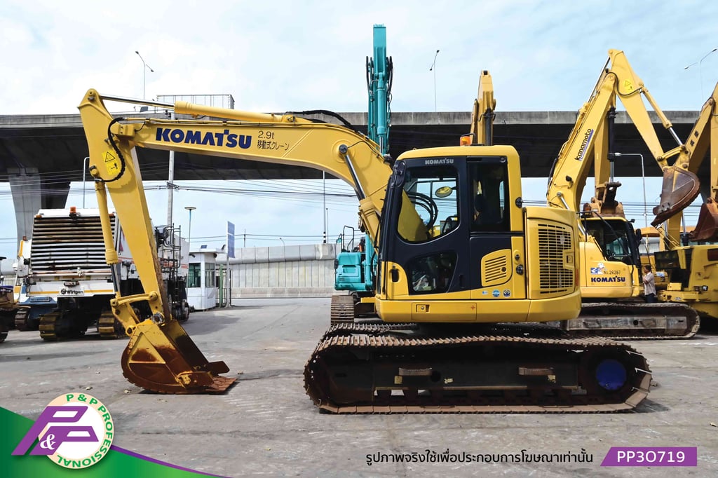ขายรถขุด KOMATSU PC128US-10 แทรคใหญ่ มีอาร์มเครน มีกล้องมองหลัง ชั่วโมงน้อย มือสองสภาพดี นำเข้าจากญี่ปุ่น โดย P&P Pro