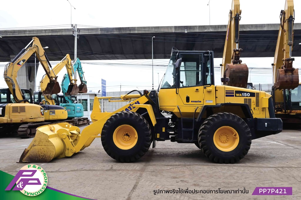 ขายรถตักแขนยาว KOMATSU WA150-5 เทียบเท่า 914G2 ห้องเก๋ง มี Quick Coupler มือสองสภาพดี นำเข้าจากญี่ปุ่น โดย P&P Pro ขายรถตักแขนยาว KOMATSU WA150-5 เทียบเท่า 914G2 ห้องเก๋ง มี Quick Coupler มือสองสภาพดี นำเข้าจากญี่ปุ่น โดย P&P Pro