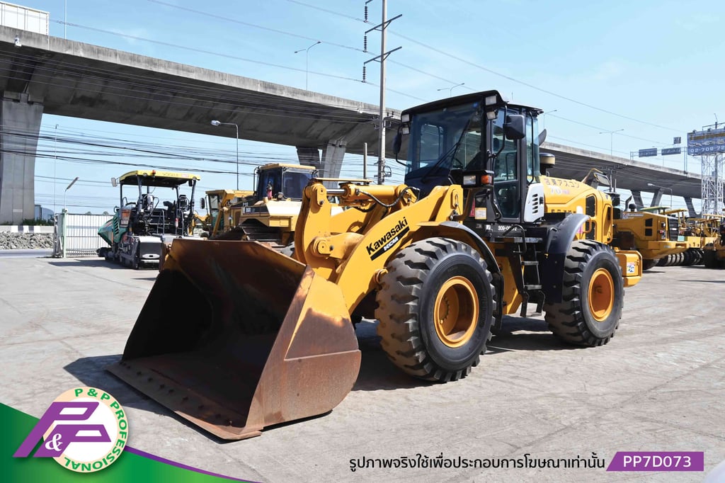 ขายรถตักล้อยาง KAWASAKI 70Z7 รุ่นใหม่, เทียบเท่า WA320-7 และ 938K มือสองสภาพดี นำเข้าจากญี่ปุ่น โดย P&P Pro ขายรถตักล้อยาง KAWASAKI 70Z7 รุ่นใหม่, เทียบเท่า WA320-7 และ 938K มือสองสภาพดี นำเข้าจากญี่ปุ่น โดย P&P Pro