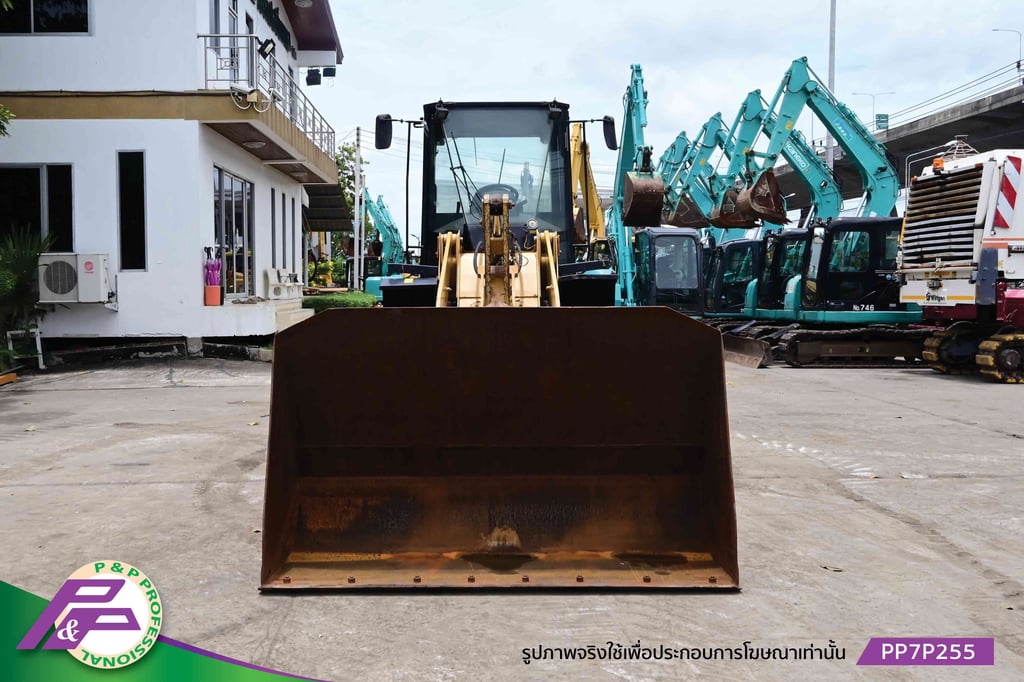 ขายรถตักล้อยาง แขนยาวพิเศษ ยกสูง 4 เมตร CAT 910H เทียบเท่า WA100-6 ห้องเก๋ง มือสองสภาพดี นำเข้าจากญี่ปุ่น โดย P&P Pro